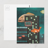 Stadtfisch Postkarte (Vorne/Hinten)