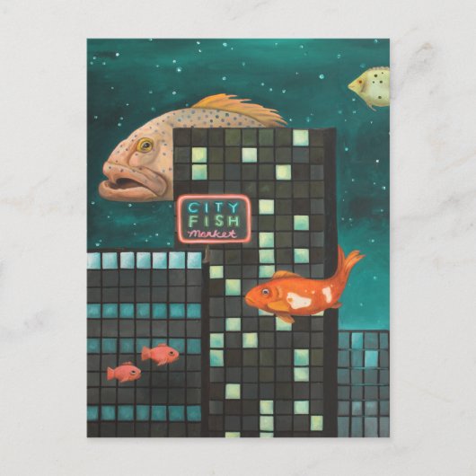 Stadtfisch Postkarte (Vorderseite)