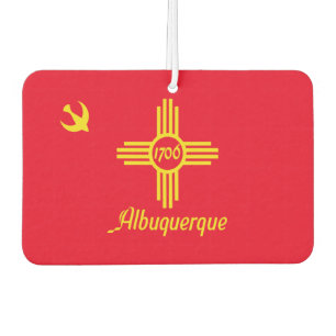 Stadtflagge Albuquerque Autolufterfrischer