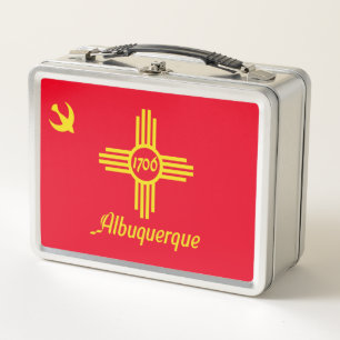 Stadtflagge Albuquerque Metall Brotdose
