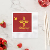 Stadtflagge Albuquerque Serviette (Beispiel)