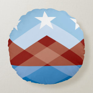 Stadtflagge (Arizona) Rundes Kissen