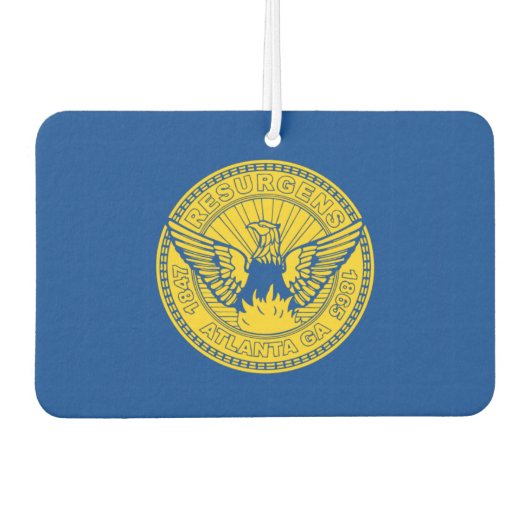 Stadtflagge Atlanta Autolufterfrischer (Vorderseite)