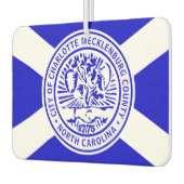 Stadtflagge Charlotte Autolufterfrischer (Links)