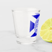 Stadtflagge Charlotte Schnapsglas (Links)