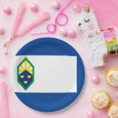 Stadtflagge Colorado Springs Pappteller (Party)