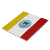 Stadtflagge Columbus Fliese (Seite)