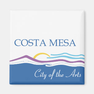 Stadtflagge Costa Mesa Magnet