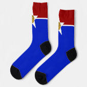 Stadtflagge Dallas (Texas) Socken (Linkes Detail)