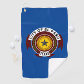 Stadtflagge El Paso (Texas) Golfhandtuch (Insitu)