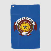 Stadtflagge El Paso (Texas) Golfhandtuch (Vorderseite)