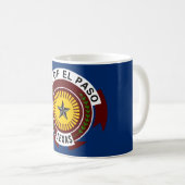 Stadtflagge El Paso (Texas) Kaffeetasse (VorderseiteRechts)