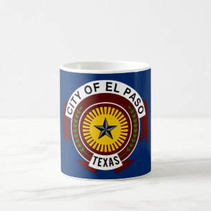Stadtflagge El Paso (Texas) Kaffeetasse