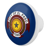 Stadtflagge El Paso (Texas) Keramikknauf (Rechts)