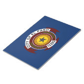 Stadtflagge El Paso (Texas) Notizblock (angewinkelt)