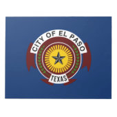 Stadtflagge El Paso (Texas) Notizblock (Vorderseite)