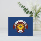 Stadtflagge El Paso (Texas) Postkarte (Stehend Vorderseite)
