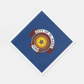 Stadtflagge El Paso (Texas) Serviette (Ecke)