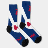 Stadtflagge Fort Wayne (Indiana) Socken (Rechts)