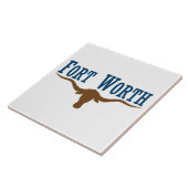 Stadtflagge Fort Worth Fliese (Seite)