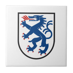 Stadtflagge Ingolstadt Deutschland Symbol Emblem D Fliese