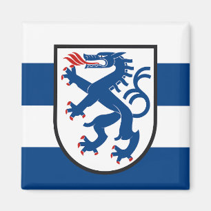 Stadtflagge Ingolstadt Deutschland Symbol Emblem D Magnet