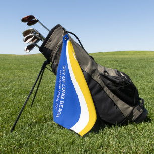 Stadtflagge Long Beach (Kalifornien) Golfhandtuch