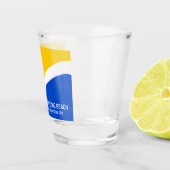 Stadtflagge Long Beach Schnapsglas (Rechts)