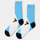 Stadtflagge Madison (Wisconsin) Socken (Linkes Detail)