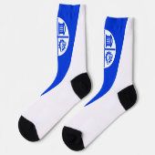 Stadtflagge Minneapolis (Minnesota) Socken (Linkes Detail)