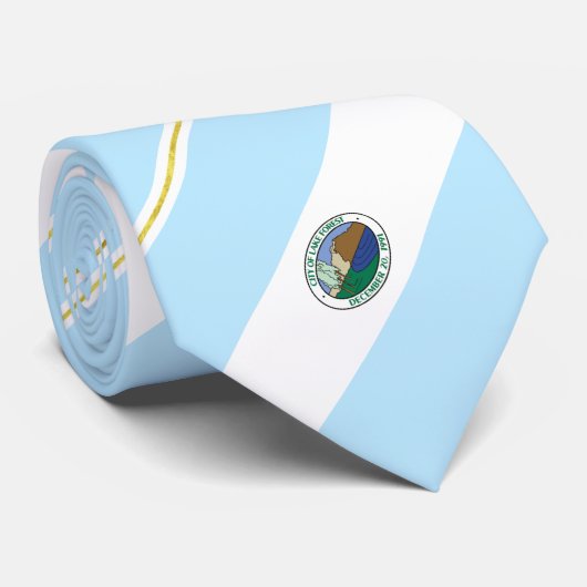 Stadtflagge Neck Tie Krawatte (Gerollt)