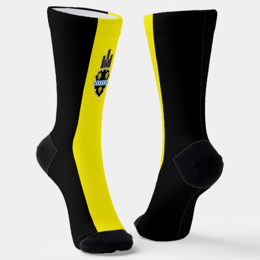 Stadtflagge Pittsburgh (Pennsylvania) Socken (Gewinkelt)