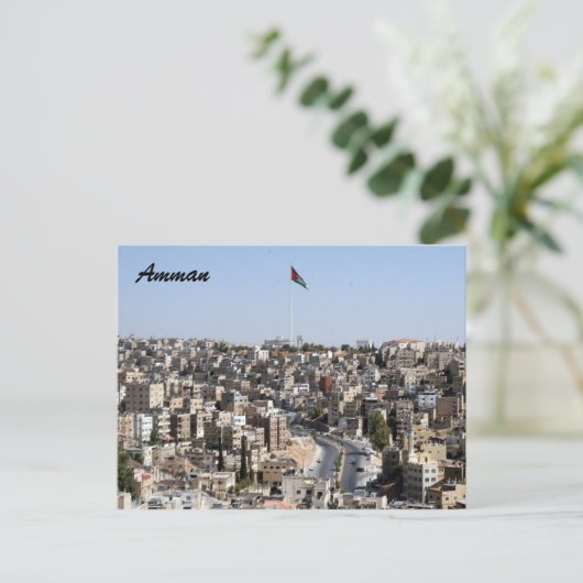 Stadtflagge Postkarte (Stehend Vorderseite)