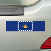 Stadtflagge Quebec (Québec, Kanada) Autoaufkleber (Auf Auto)