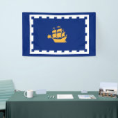 Stadtflagge Quebec (Québec, Kanada) Banner (Messeveranstaltung)