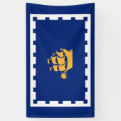 Stadtflagge Quebec (Québec, Kanada) Banner (Vertikal)