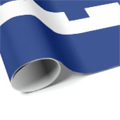 Stadtflagge Quebec (Québec, Kanada) Geschenkpapier (Rolleneckpunkt)