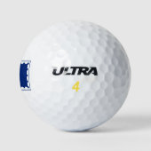 Stadtflagge Quebec (Québec, Kanada) Golfball (Logo)
