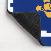 Stadtflagge Quebec (Québec, Kanada) Mousepad (Ecke)