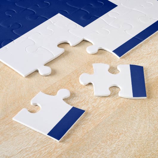 Stadtflagge Quebec (Québec, Kanada) Puzzle (Seite)