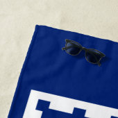 Stadtflagge Quebec (Québec, Kanada) Strandtuch (Beispiel)