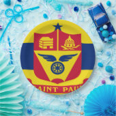Stadtflagge Saint Paul Pappteller (Party)