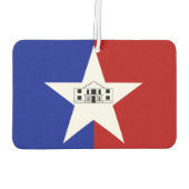 Stadtflagge San Antonio Autolufterfrischer (Rückseite)