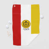 Stadtflagge San Diego (Kalifornien) Golfhandtuch (Insitu)