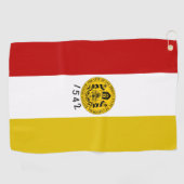 Stadtflagge San Diego (Kalifornien) Golfhandtuch (Horizontal)