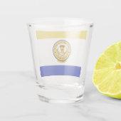 Stadtflagge San José Schnapsglas (Rückseite)