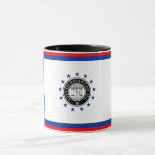 Stadtflagge Savannah Tasse