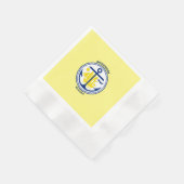 Stadtflagge Serviette (Ecke)