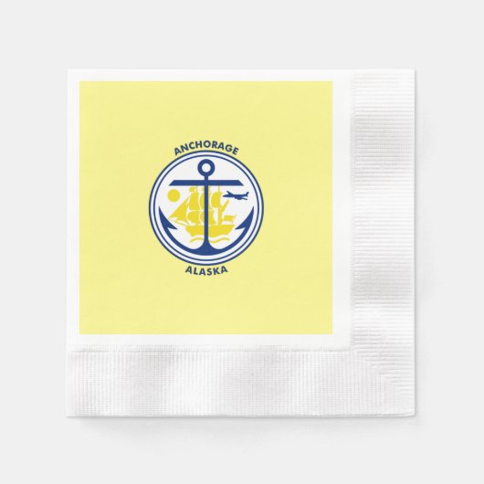 Stadtflagge Serviette (Vorderseite)