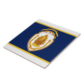 Stadtflagge Springfield (Massachusetts) Fliese (Seite)